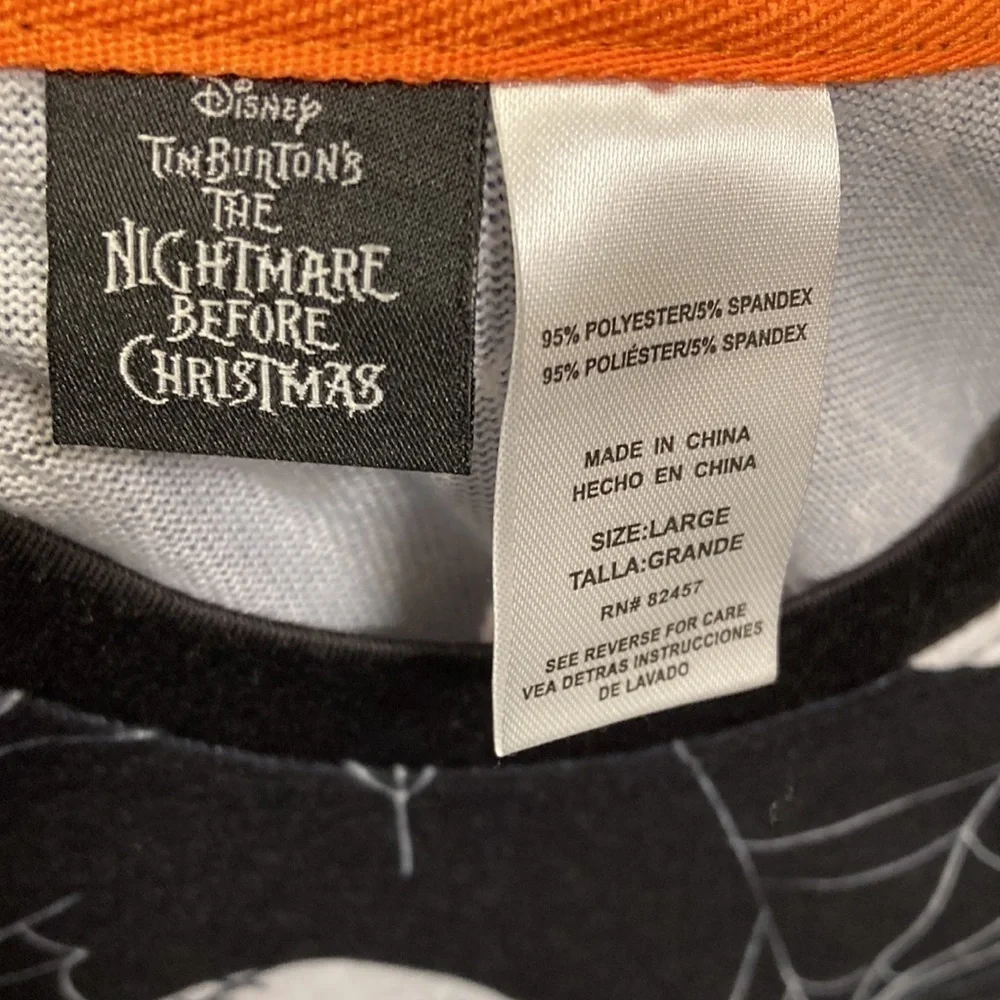NEW. JACK SKELLINGTON WOMEN'S MEDIUM THE NIGHTMARE BEFORE CHRISTMAS NIGHTGOWN - Picture 3 of 11
